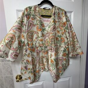 Zara Multicolor Floral Kimono
